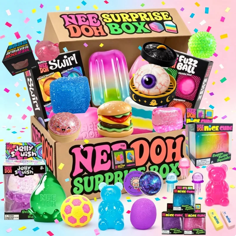 Random 1PC Surprise Blind Box Slow Rebound Squeeze Fidget Toy  Stress Relief Sensory Play Birthday Party Surprise Gift