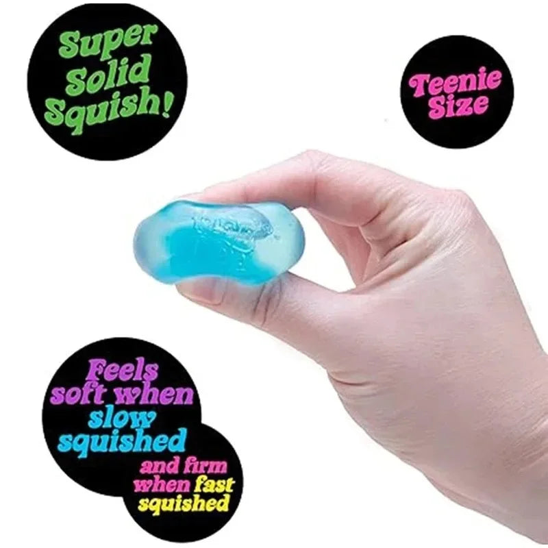 Schylling NeeDoh Nice Cube Sensory Squeeze Toy with Super Solid Squish Stress Relief Anxiety Sensory Tool Stress Reliever Toys