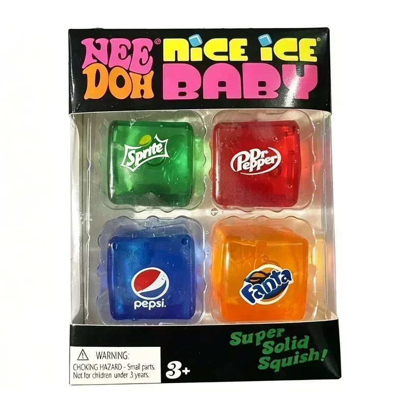 Squishy// Schylling NeeDoh Nice Cube Sensory Squeeze Toy Super Squish Stress Relief Anxiety Sensory Tool Stress Reliever Toys