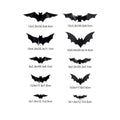 12/24pcs Halloween New Night Light Bat PET Stereoscopic Bat Festival Party Decoration LED Night Light Wall Decal