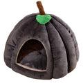 🎃 Halloween Pumpkin Cat Cave Bed – Cozy, Warm & Adorably Spooky!