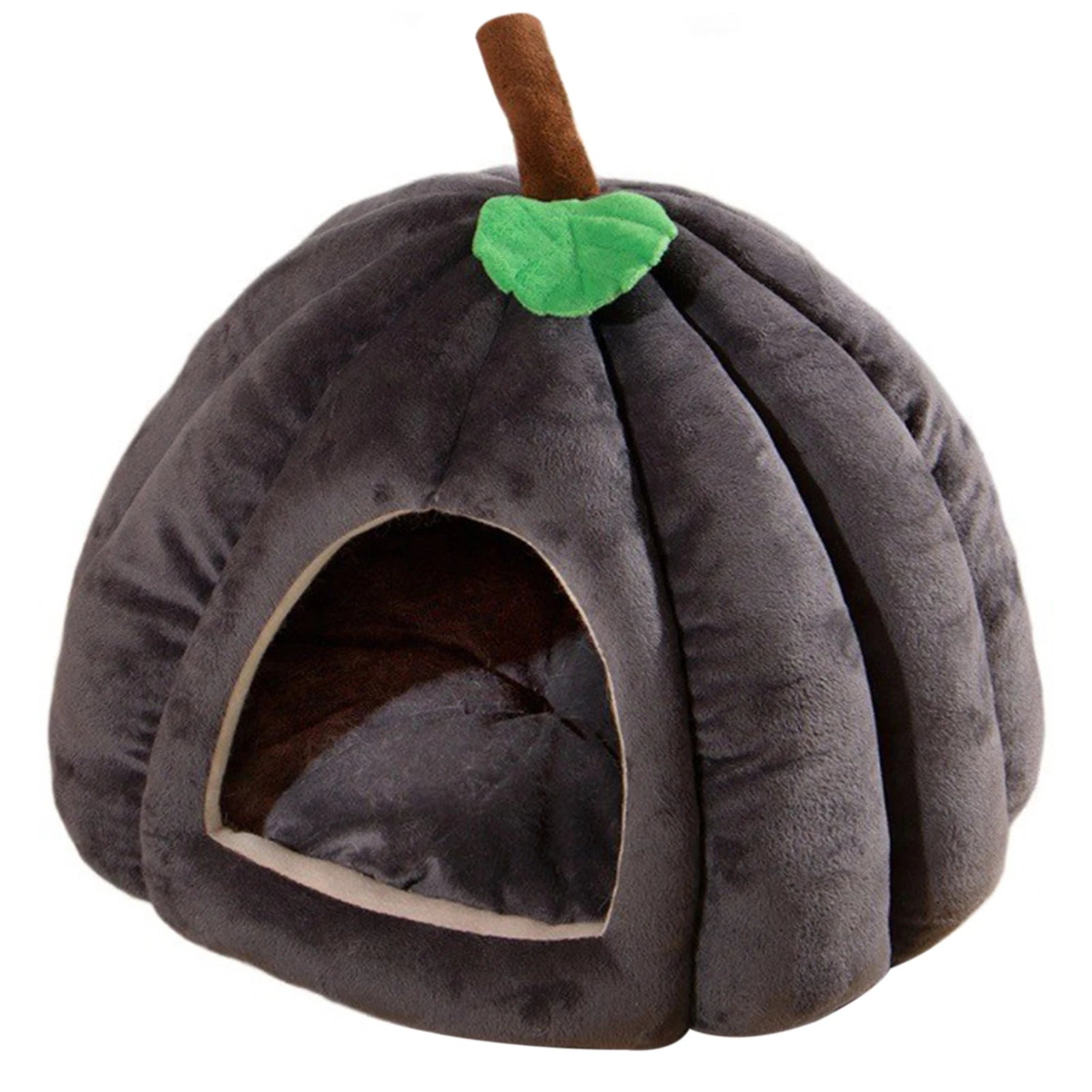 🎃 Halloween Pumpkin Cat Cave Bed – Cozy, Warm & Adorably Spooky!